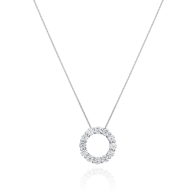 1.28cts Diamond Circle Pendant