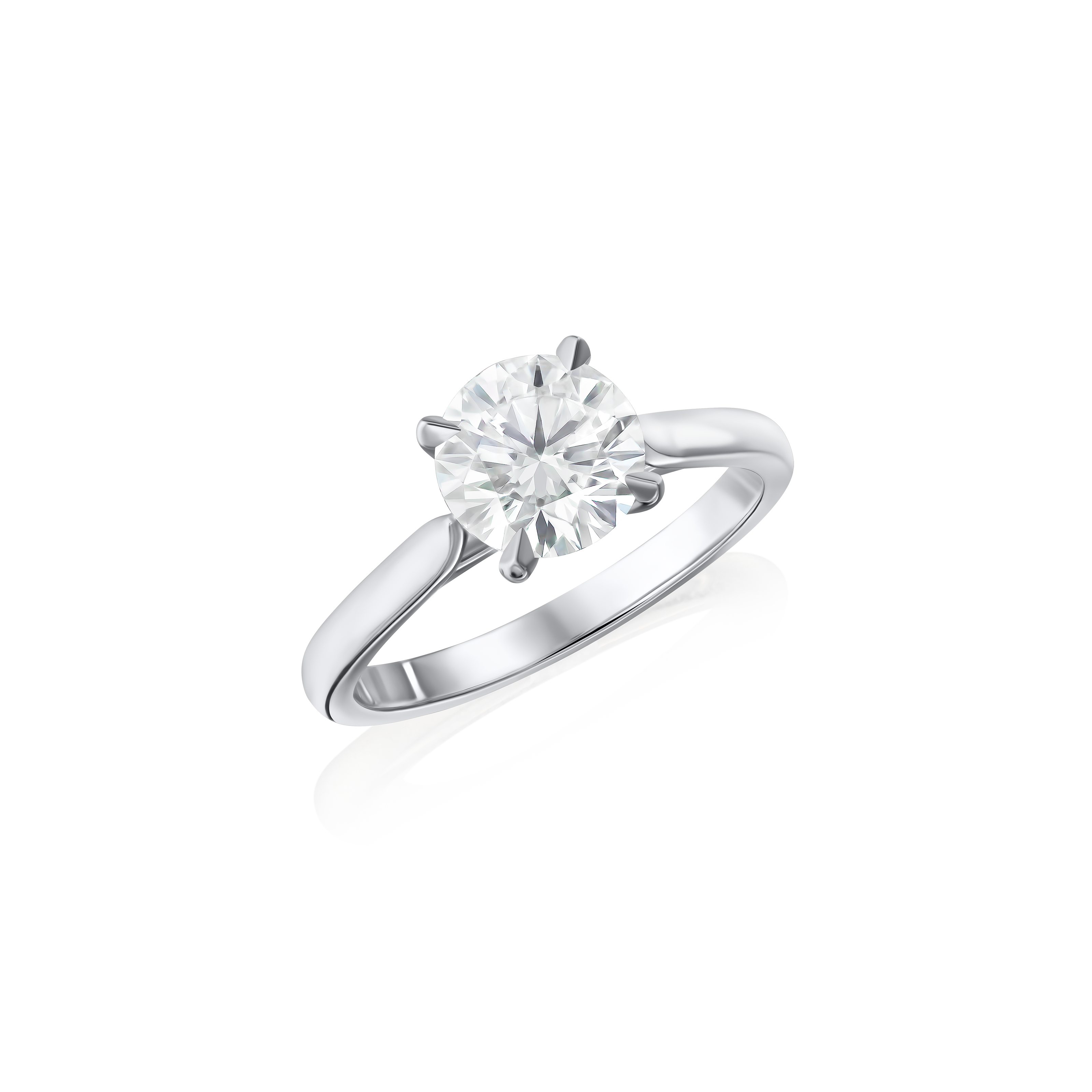 Simple solitaire 2025 diamond rings