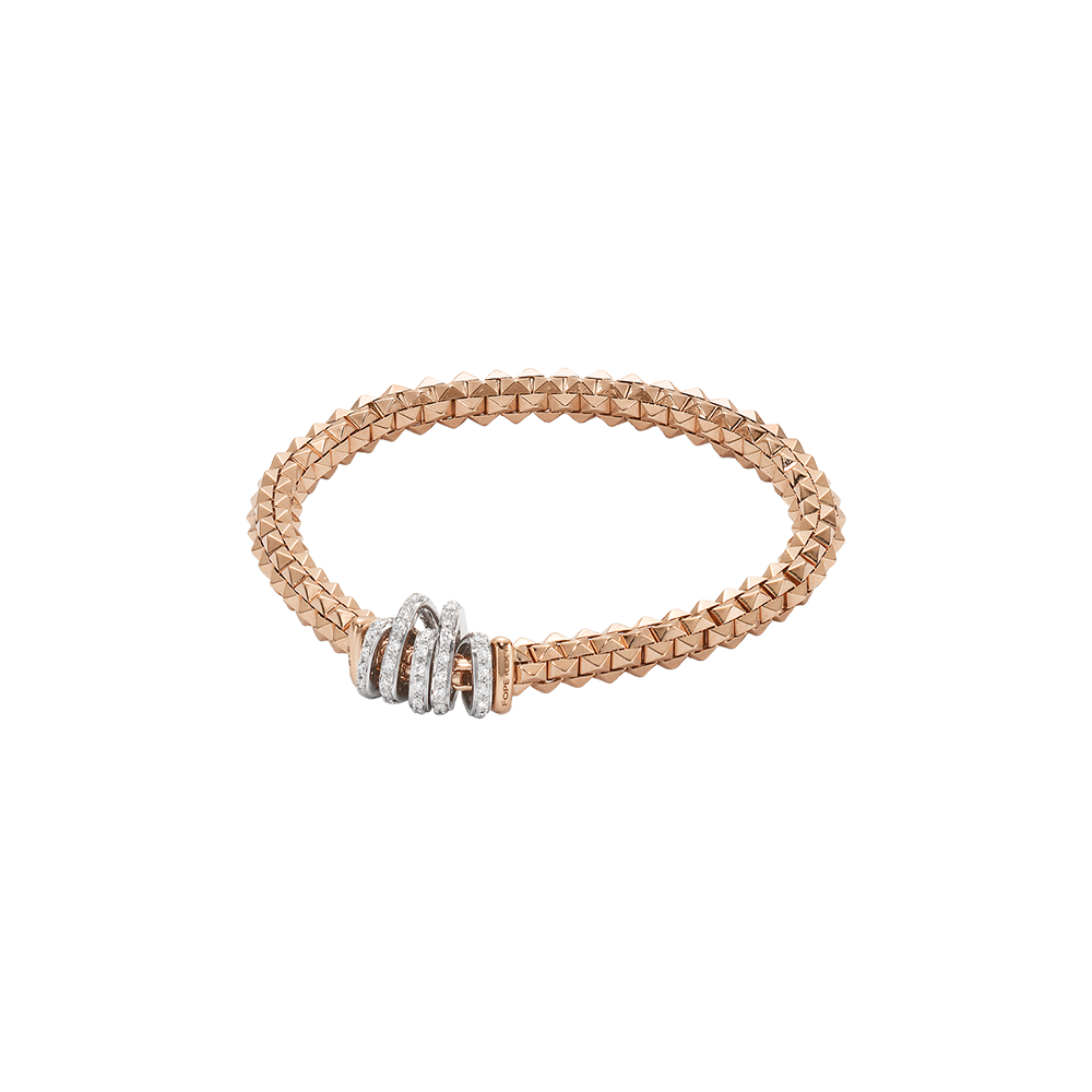 Fope Wild Rose Diamond Bracelet