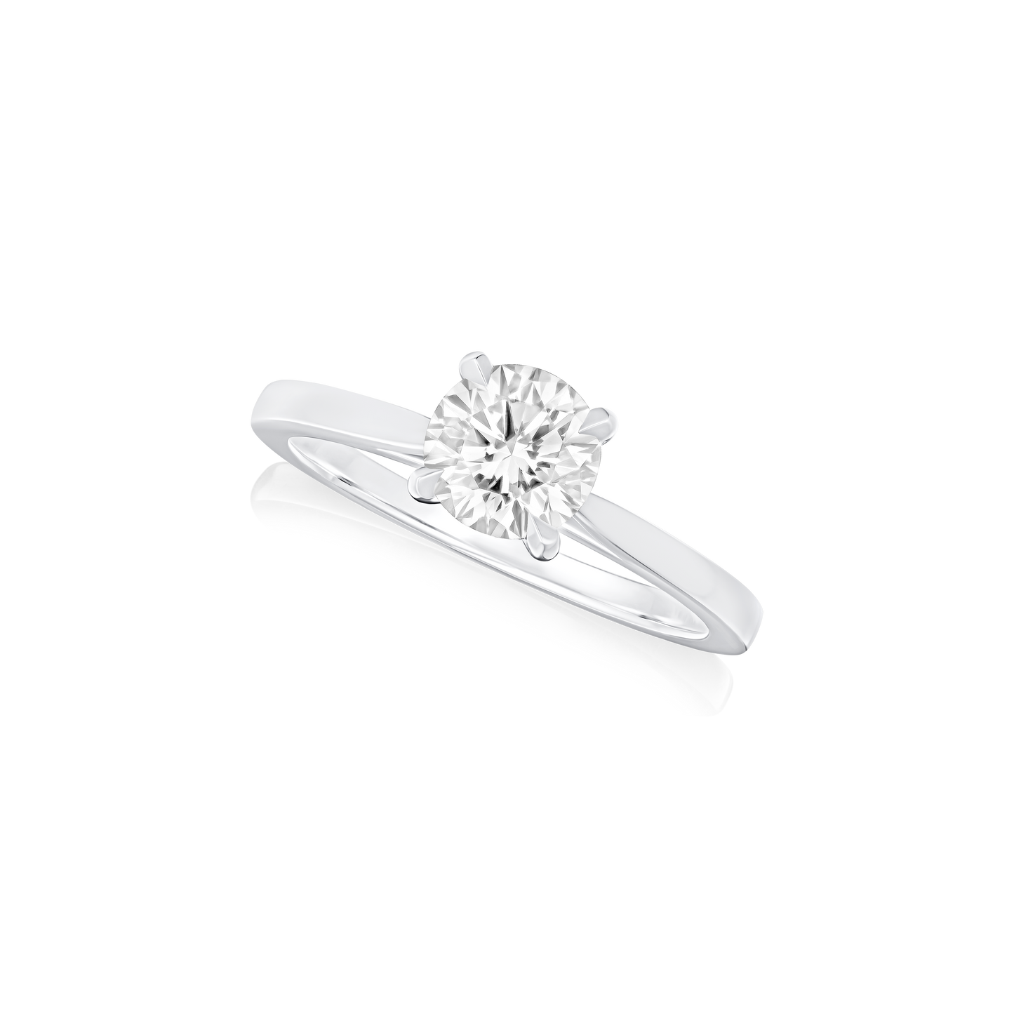 0.58ct Diamond Solitaire Platinum Engagement Ring