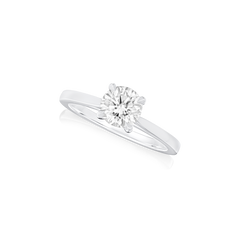 0.58ct Diamond Solitaire Platinum Engagement Ring