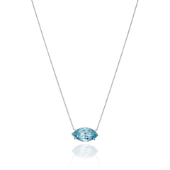 4.62cts Marquise Cut Aquamarine Pendant