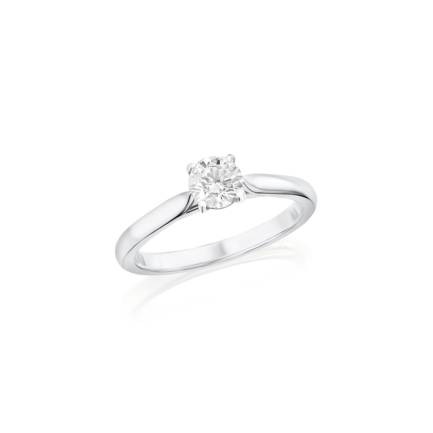 Round Brilliant Cut Diamond Solitaire Ring