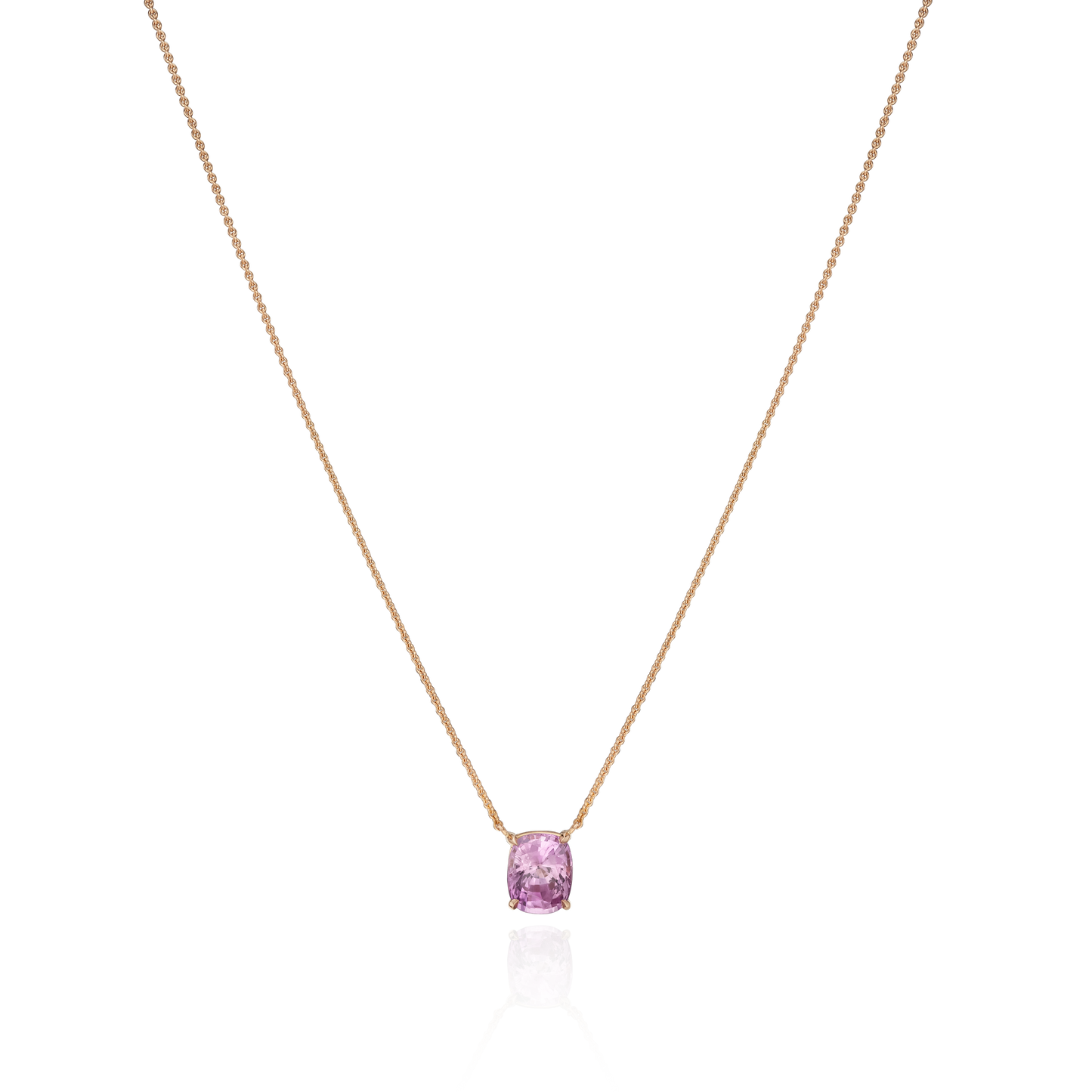 1.42cts Pink Sapphire Superfine Pendant