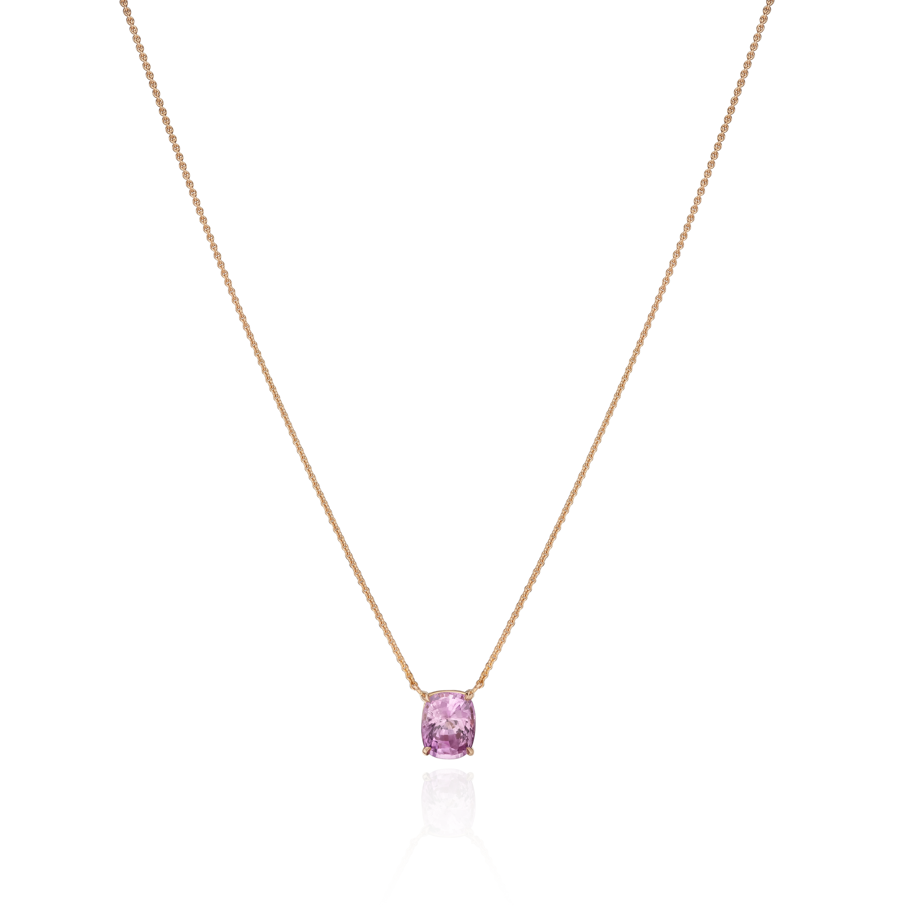 1.42cts Pink Sapphire Superfine Pendant