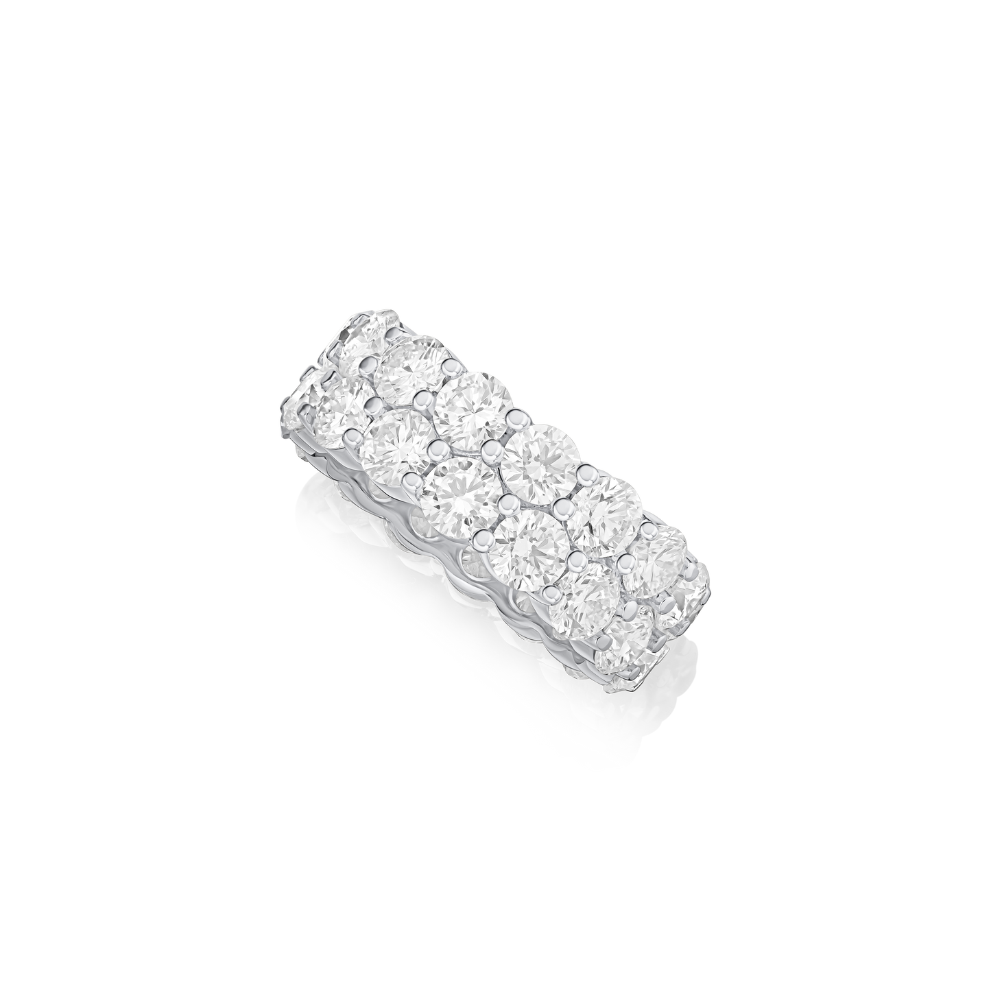 8.00cts Diamond Wave Full Eternity Ring