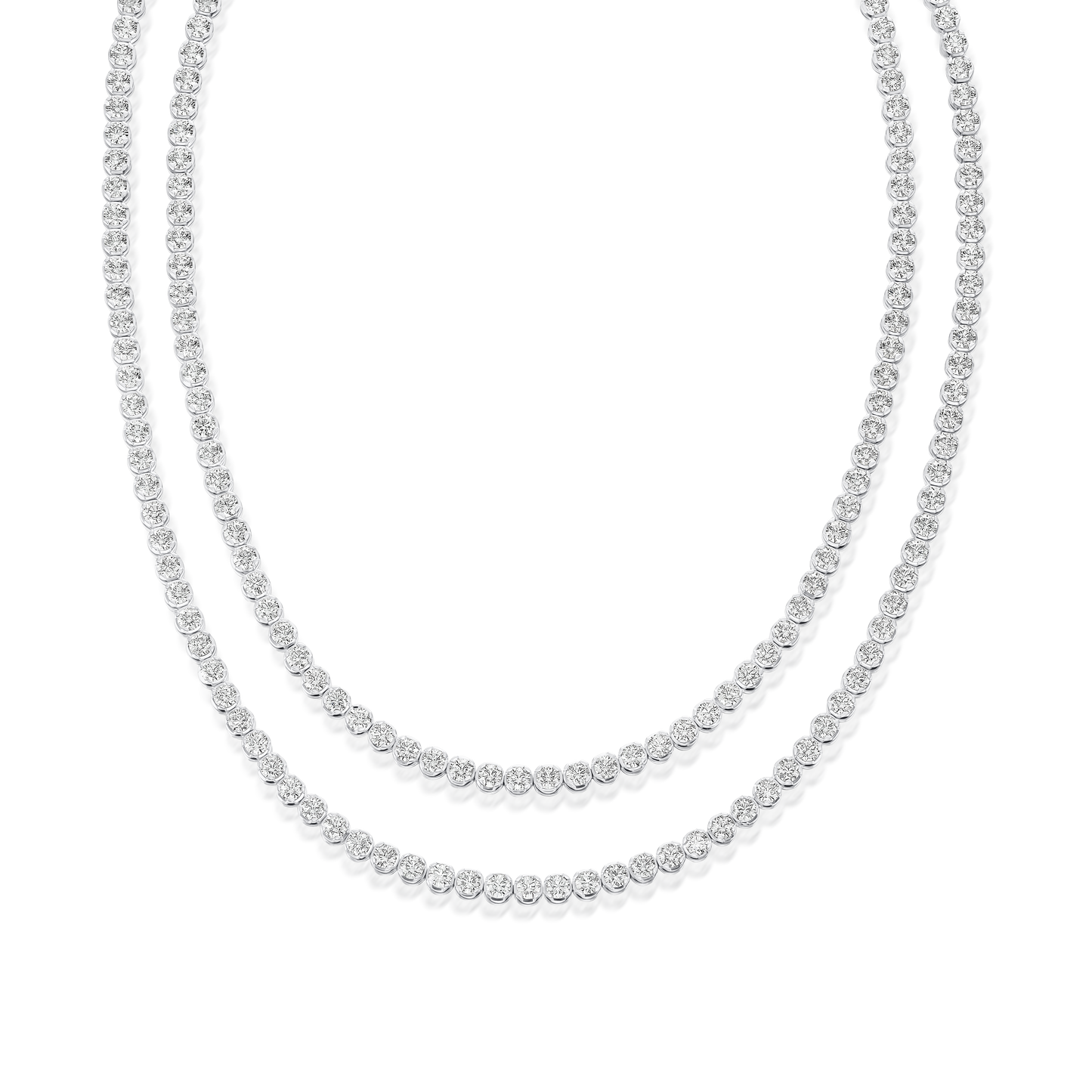 50.00cts Round Brilliant Cut Diamond Line Necklet