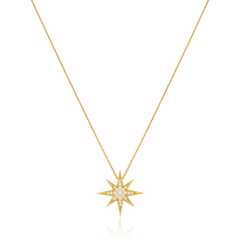 Sienna Collection 18ct Yellow Gold Diamond Set Large Pendant