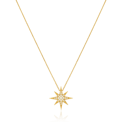 Sienna Collection 18ct Yellow Gold Diamond Set Large Pendant
