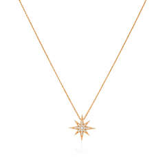 Sienna 18ct Rose Gold Diamond Medium Pendant