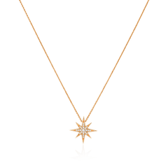 Sienna Collection 18ct Rose Gold Diamond Set Medium Pendant