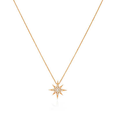 Sienna Collection 18ct Rose Gold Diamond Set Medium Pendant