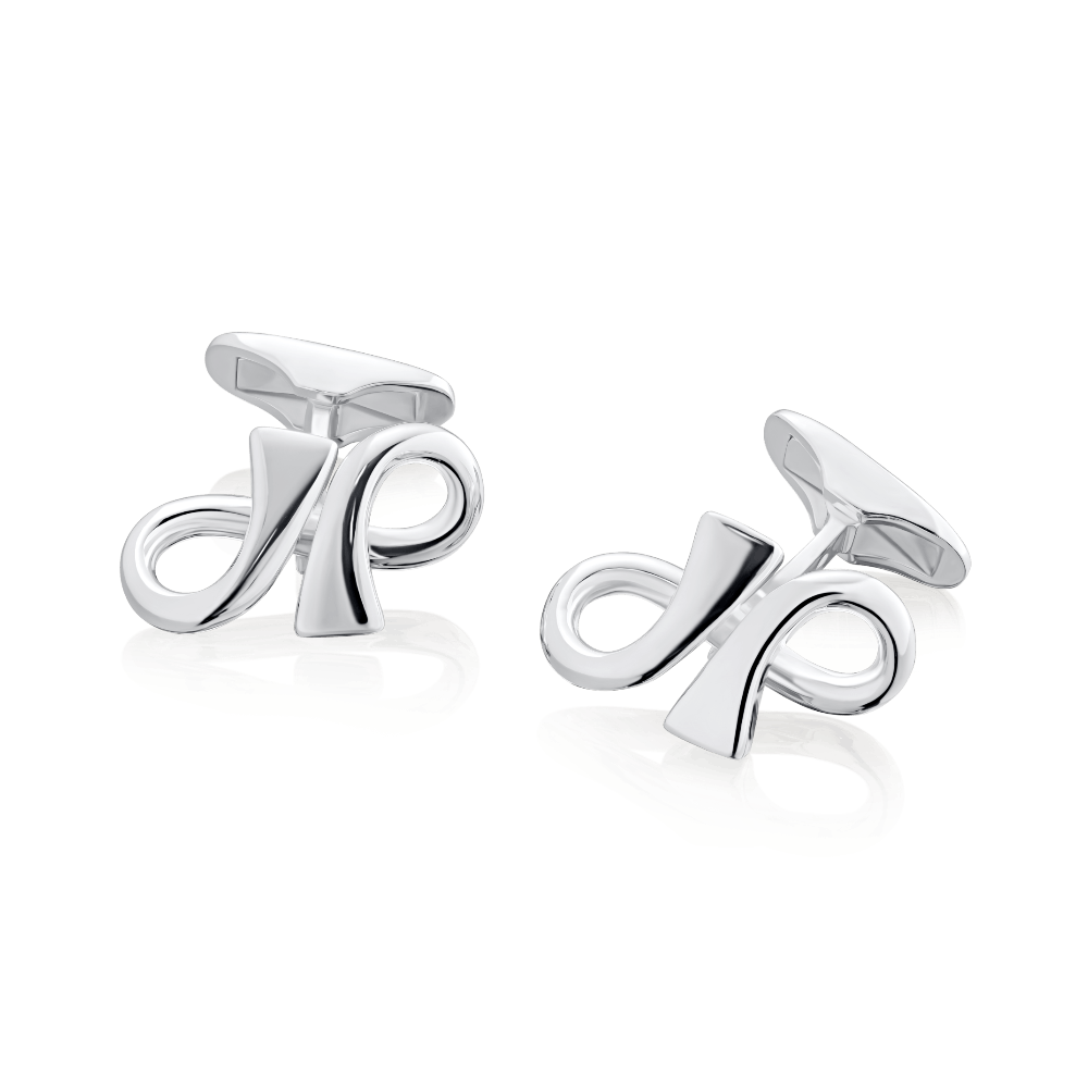 Infinity Collection Silver Cufflinks