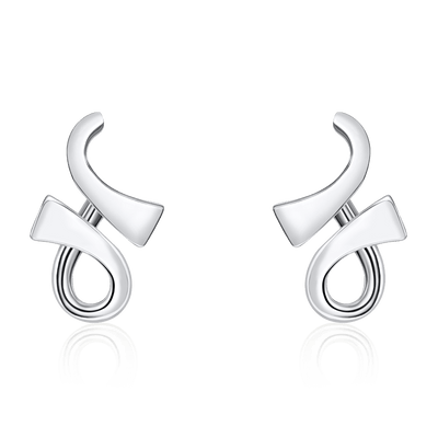 Infinity Silver Earrings