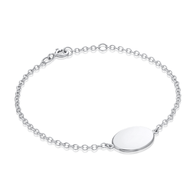 Silver Love Token Bracelet