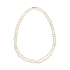 Long Row Cultured Pearl Necklace