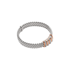 Panorama Flex'It 18ct White Gold Bracelet With Diamond Set Rondels
