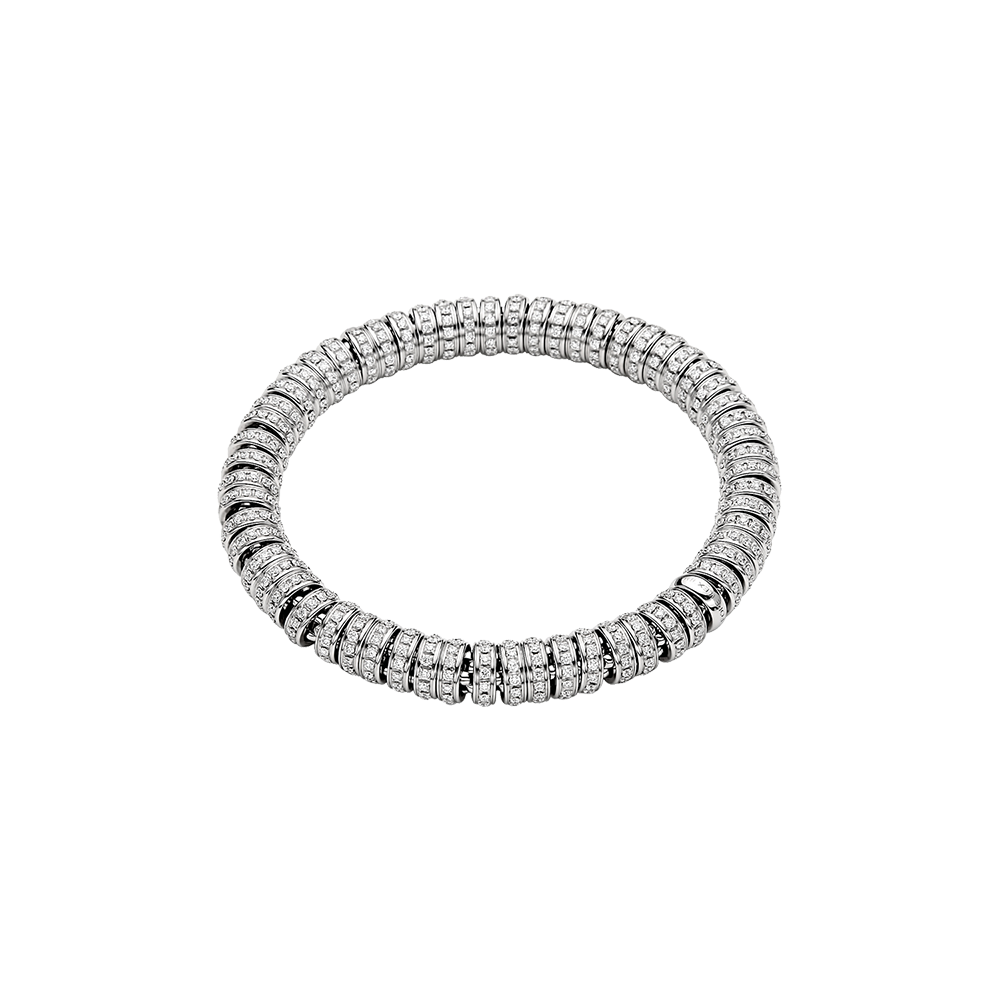 Solo 18ct White Gold Diamond Bracelet