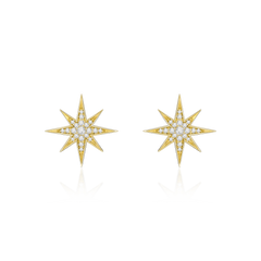 Sienna Collection 18ct Yellow Gold Diamond Set Stud Earrings