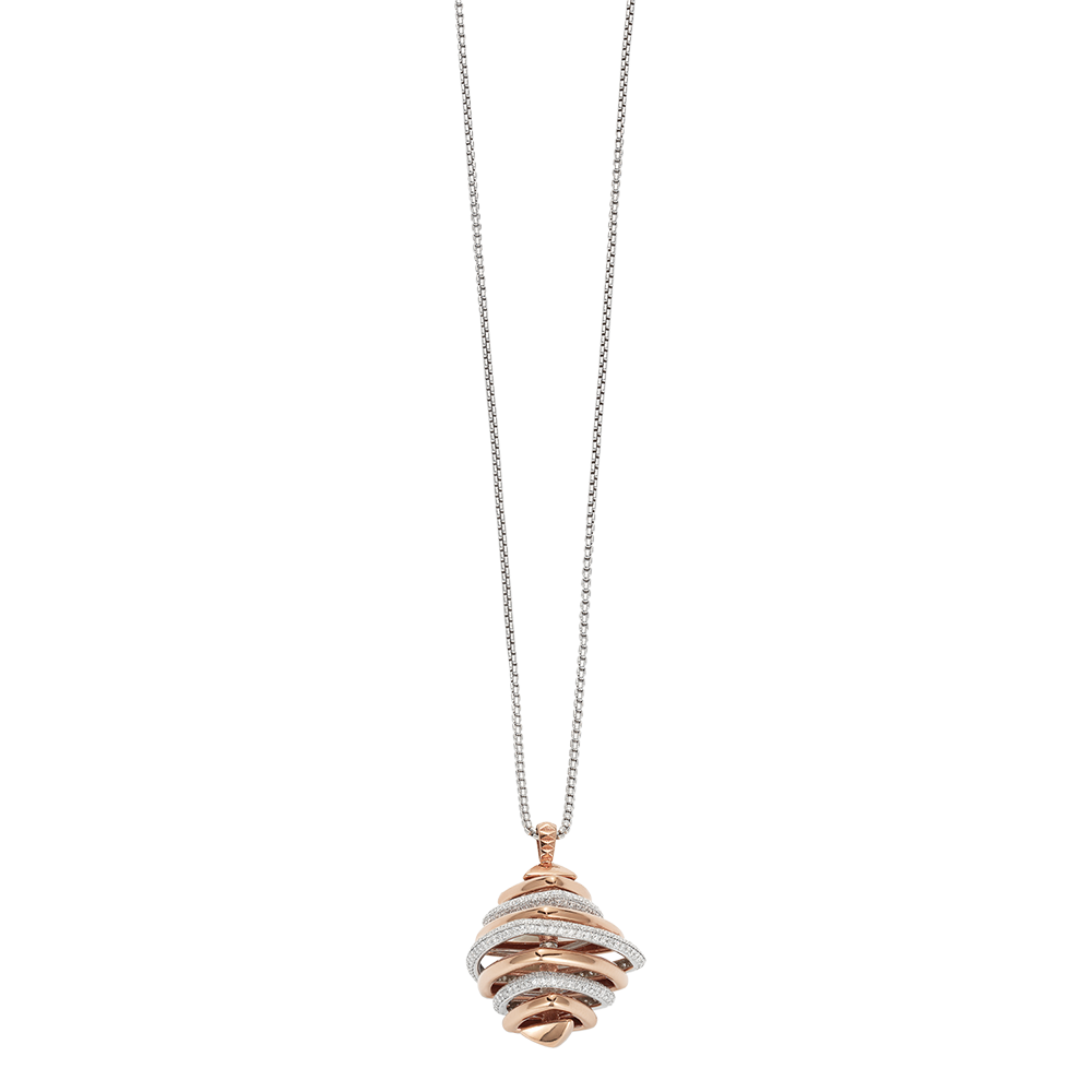 Wild Rose Diamond Set Pendant