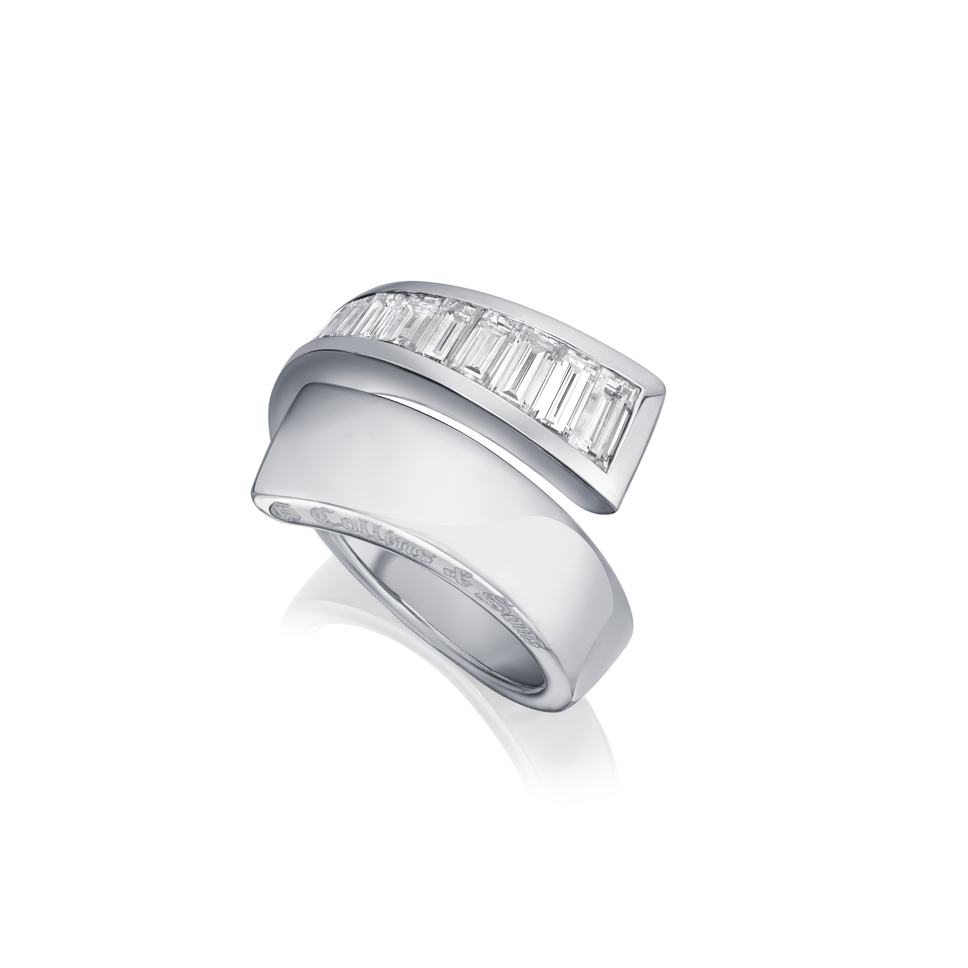 Infinity Collection Baguette Cut Diamond Set Ring