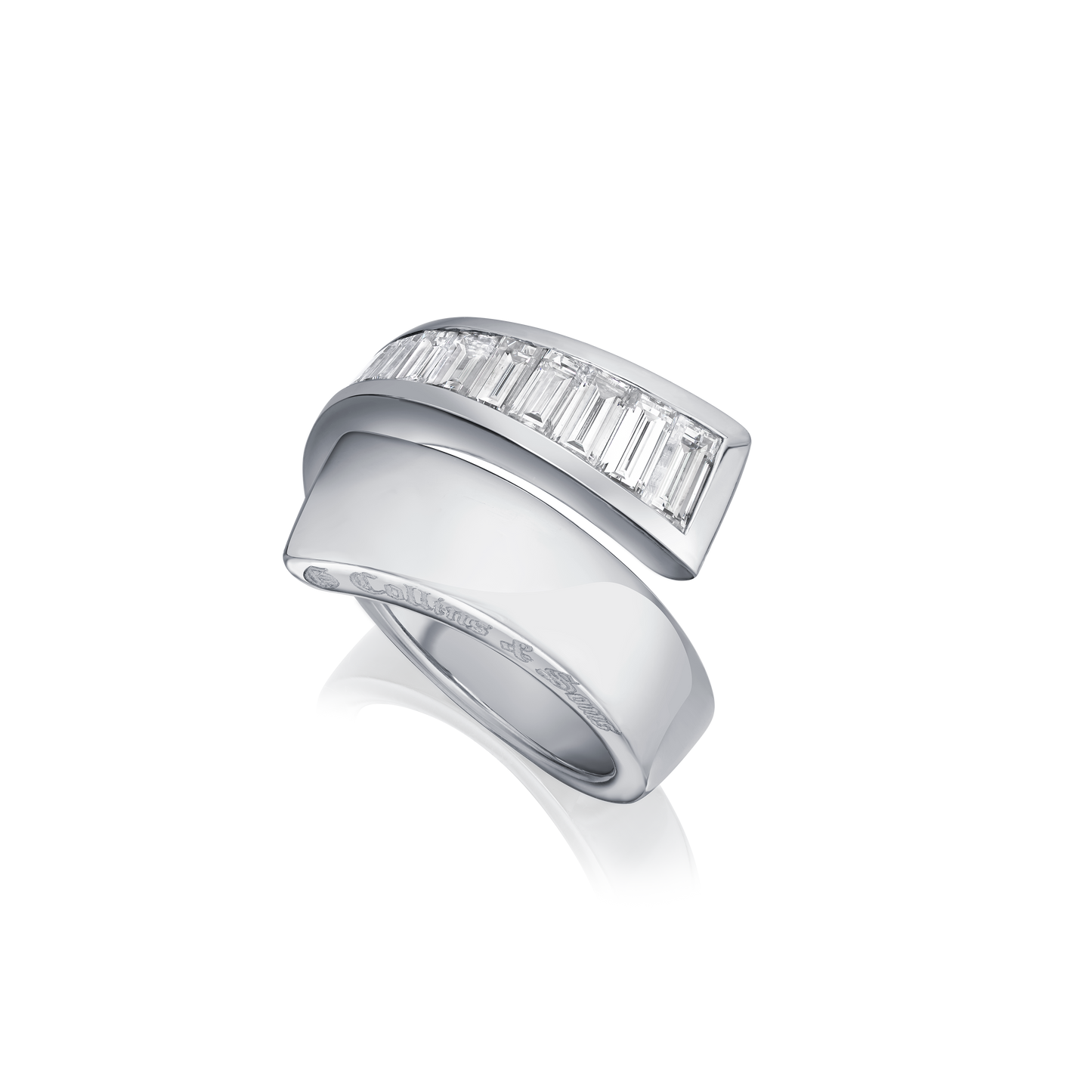 Infinity Collection Baguette Cut Diamond Set Ring