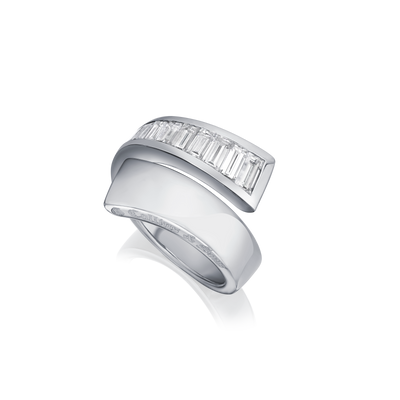 Infinity Collection Baguette Cut Diamond Set Ring
