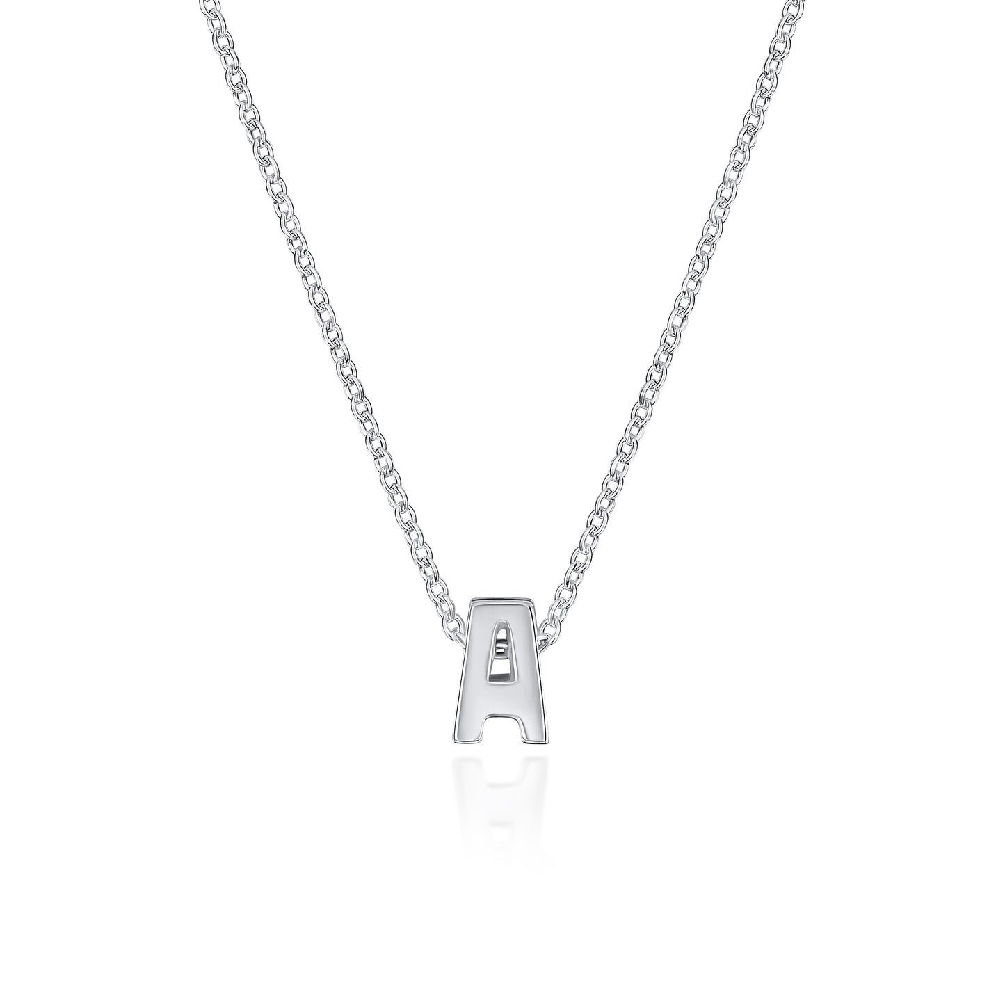 Sterling Silver Initial Pendant