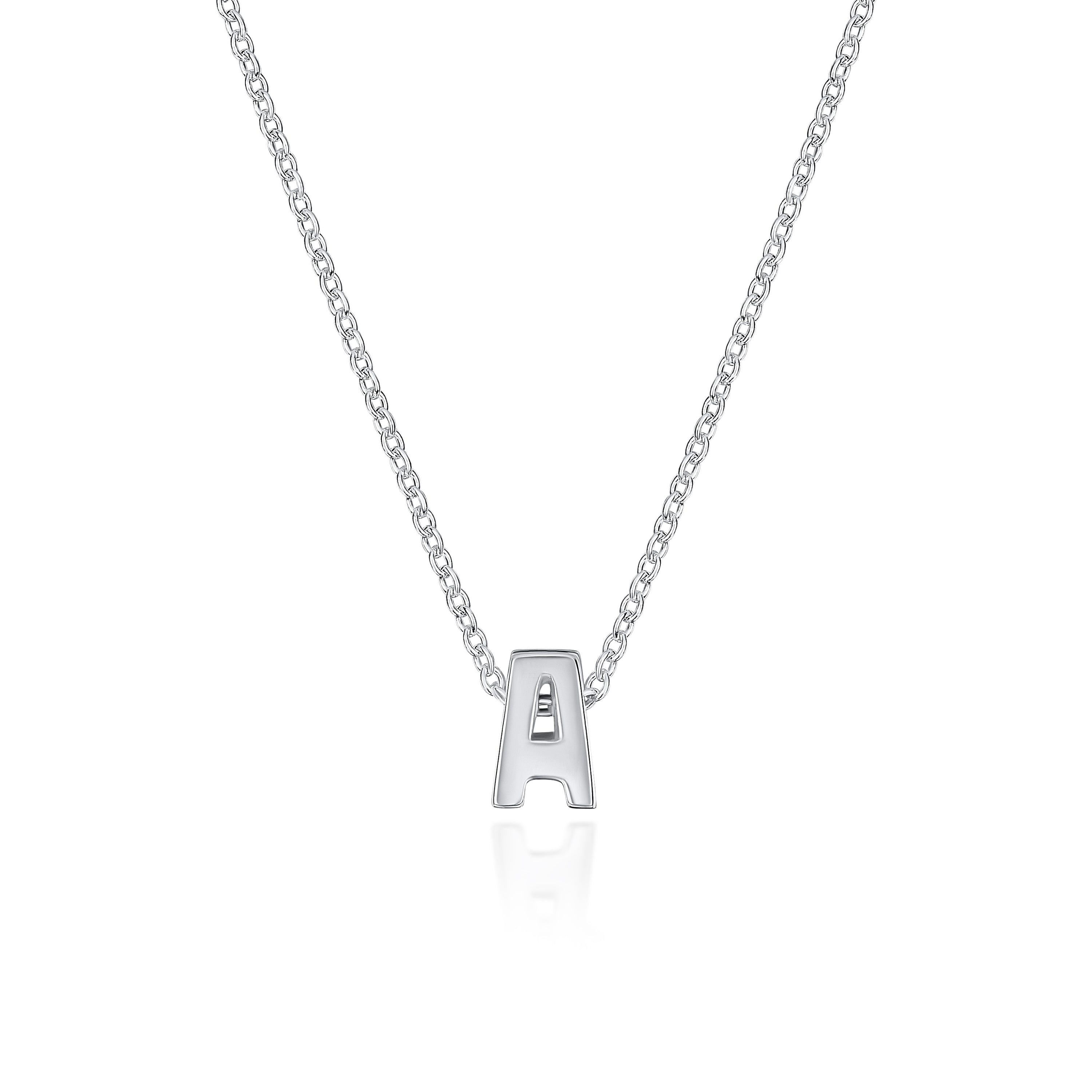 Sterling Silver Initial Pendant