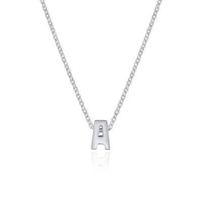 Sterling Silver Initial Pendant