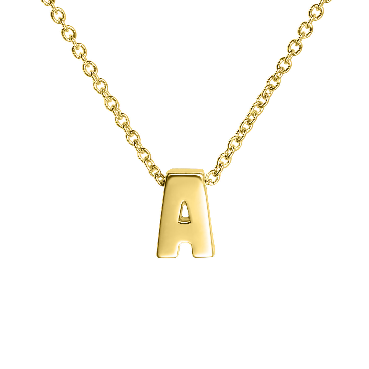 18ct Yellow Gold Initial Pendant