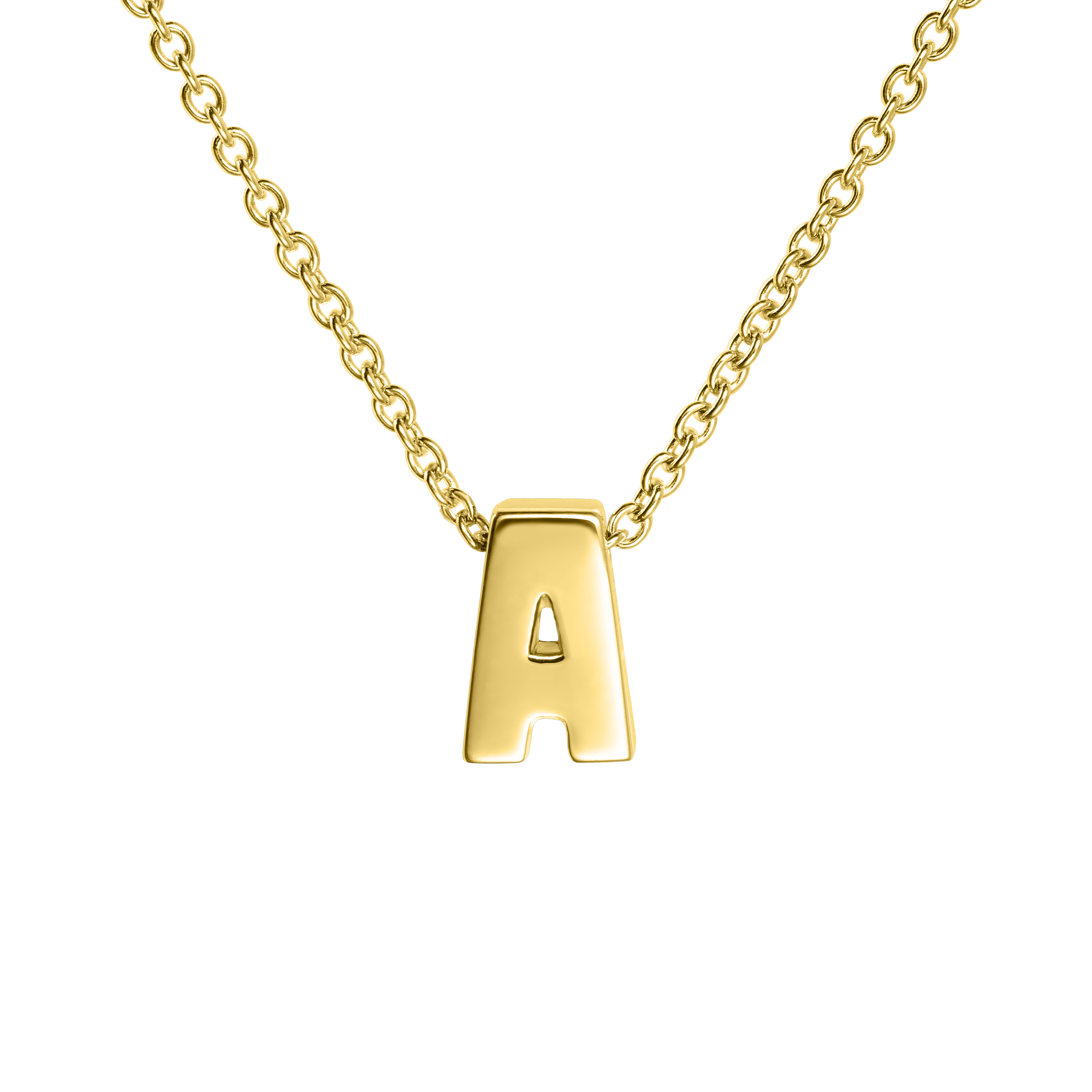 18ct Yellow Gold Initial Pendant