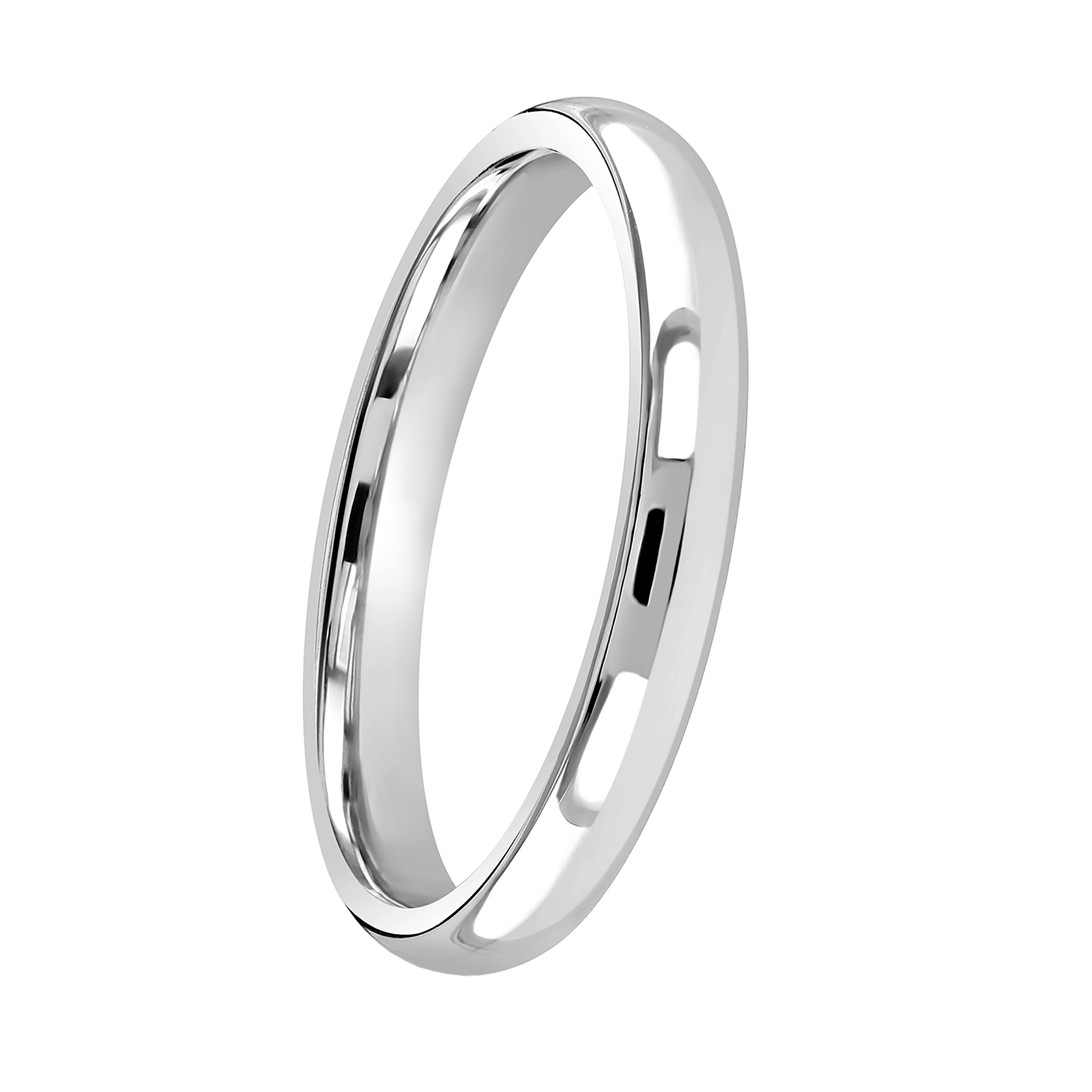 2.5mm Platinum Wedding Band