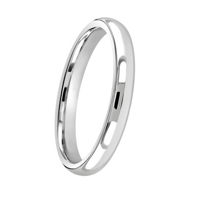 2.5mm Platinum Wedding Band