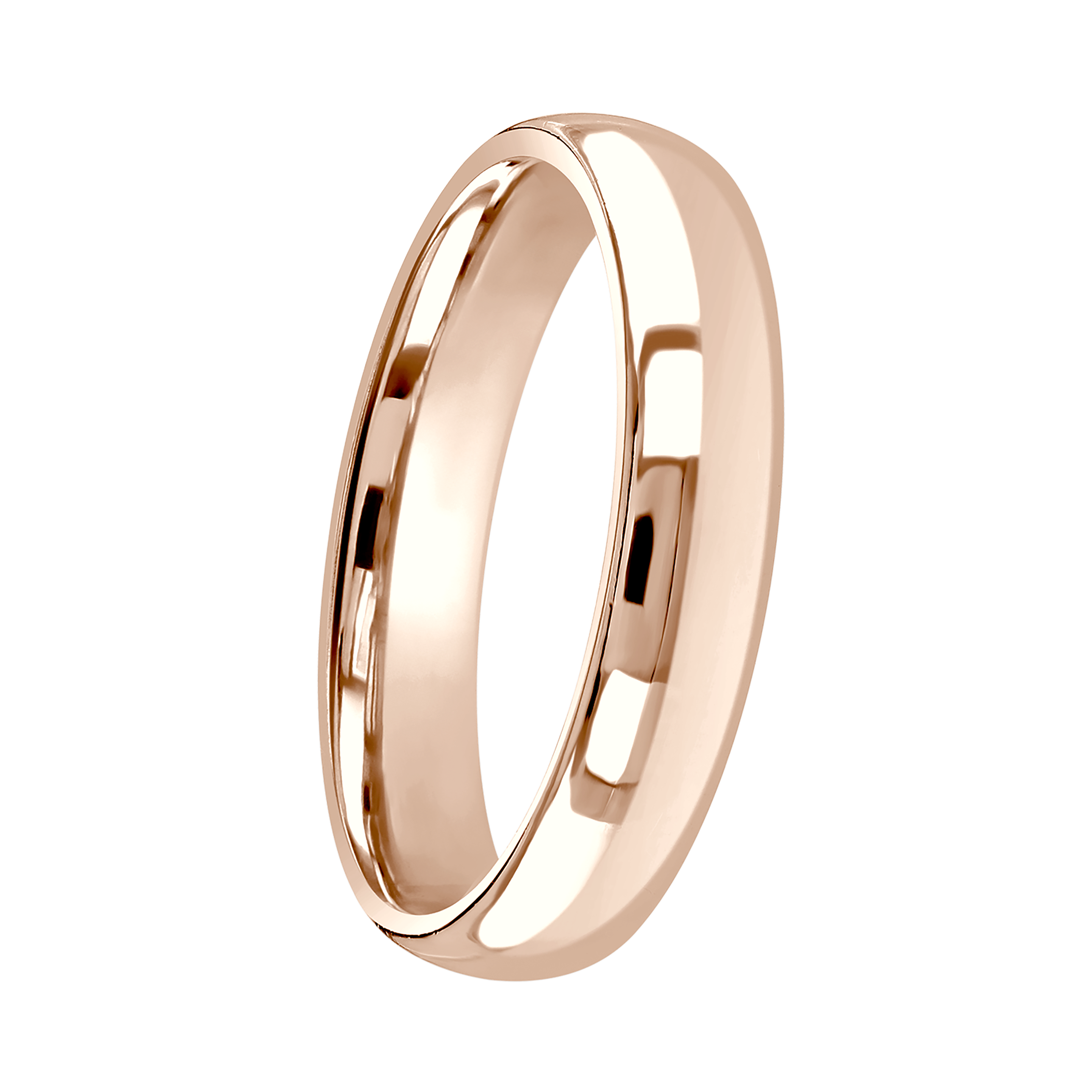 4mm Rose Gold Wedding Band
