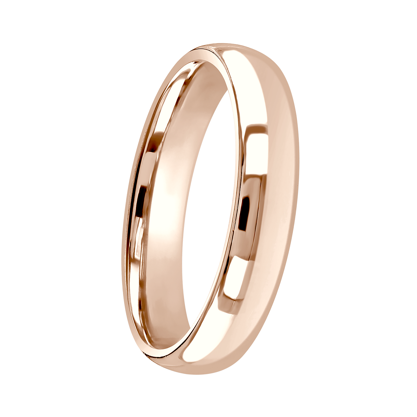 4mm Rose Gold Wedding Band