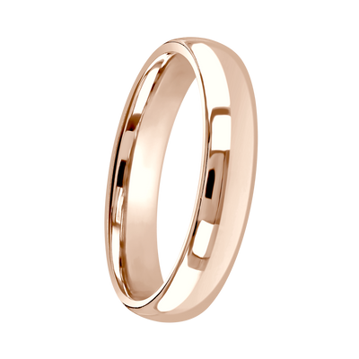 4mm Rose Gold Wedding Band