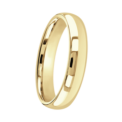 4mm Yellow Gold Wedding Band