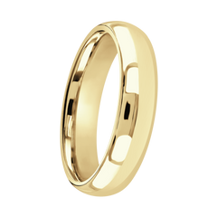 5mm Yellow Gold Wedding Band