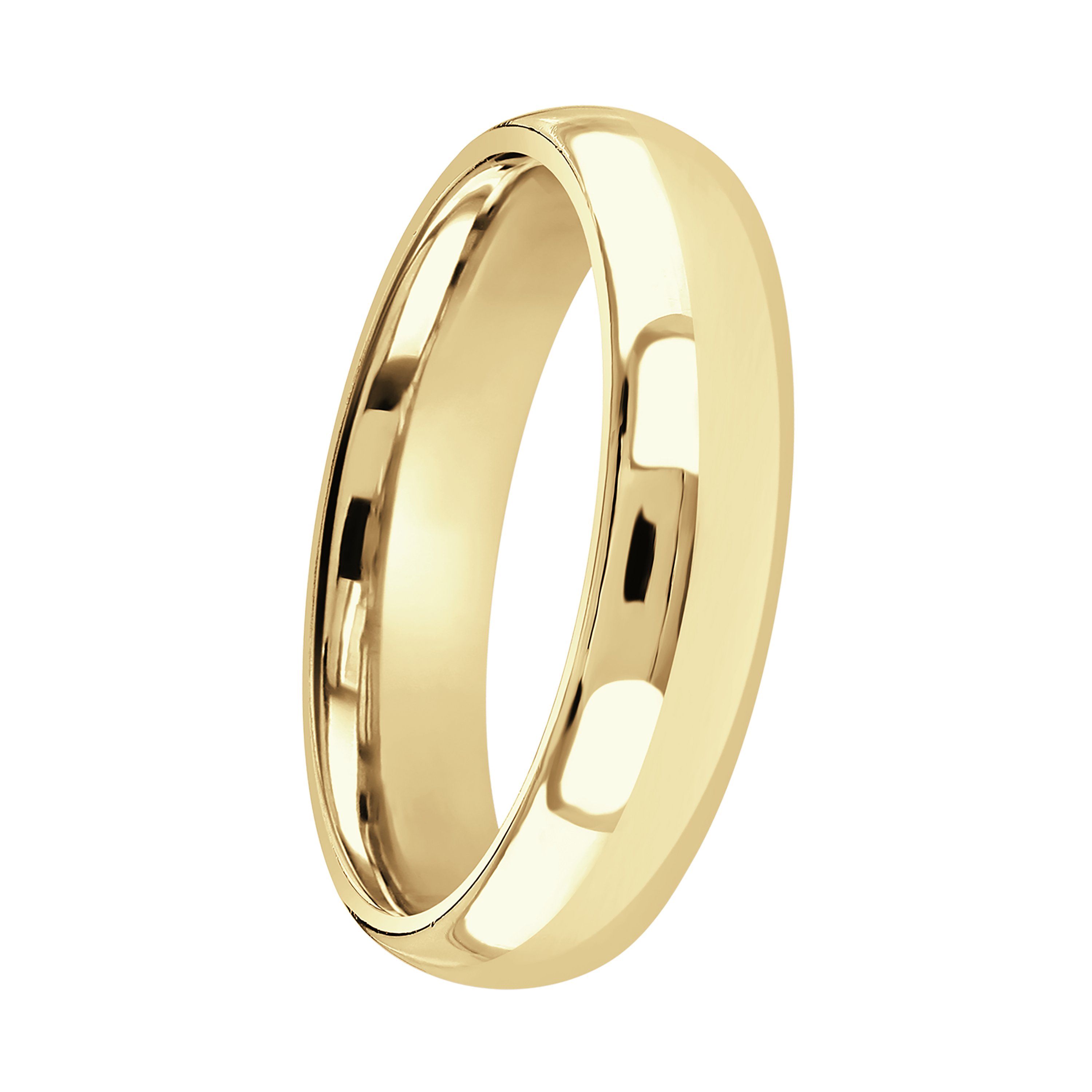 5mm Yellow Gold Wedding Band