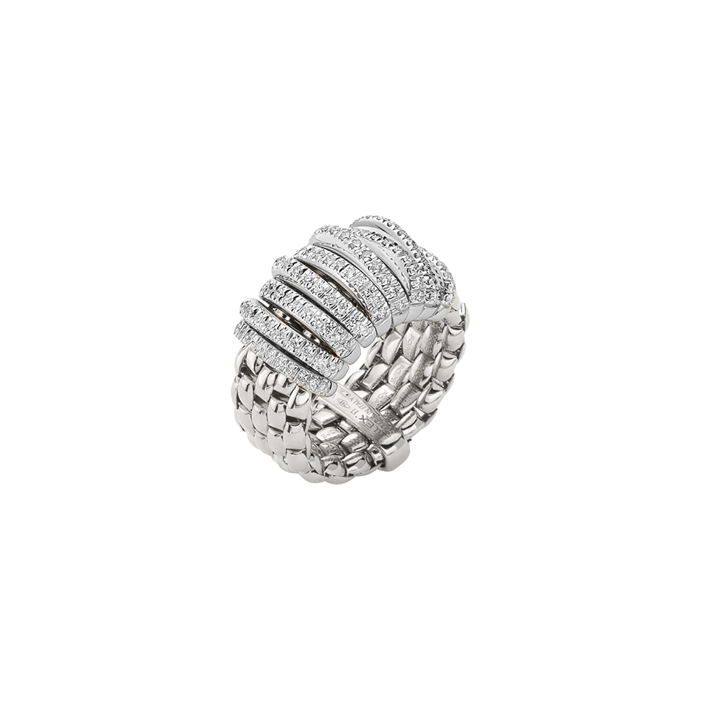 Panorama Flex'It 18ct White Gold Diamond Ring