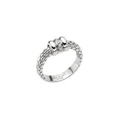 Solo 18ct White Gold Diamond Ring