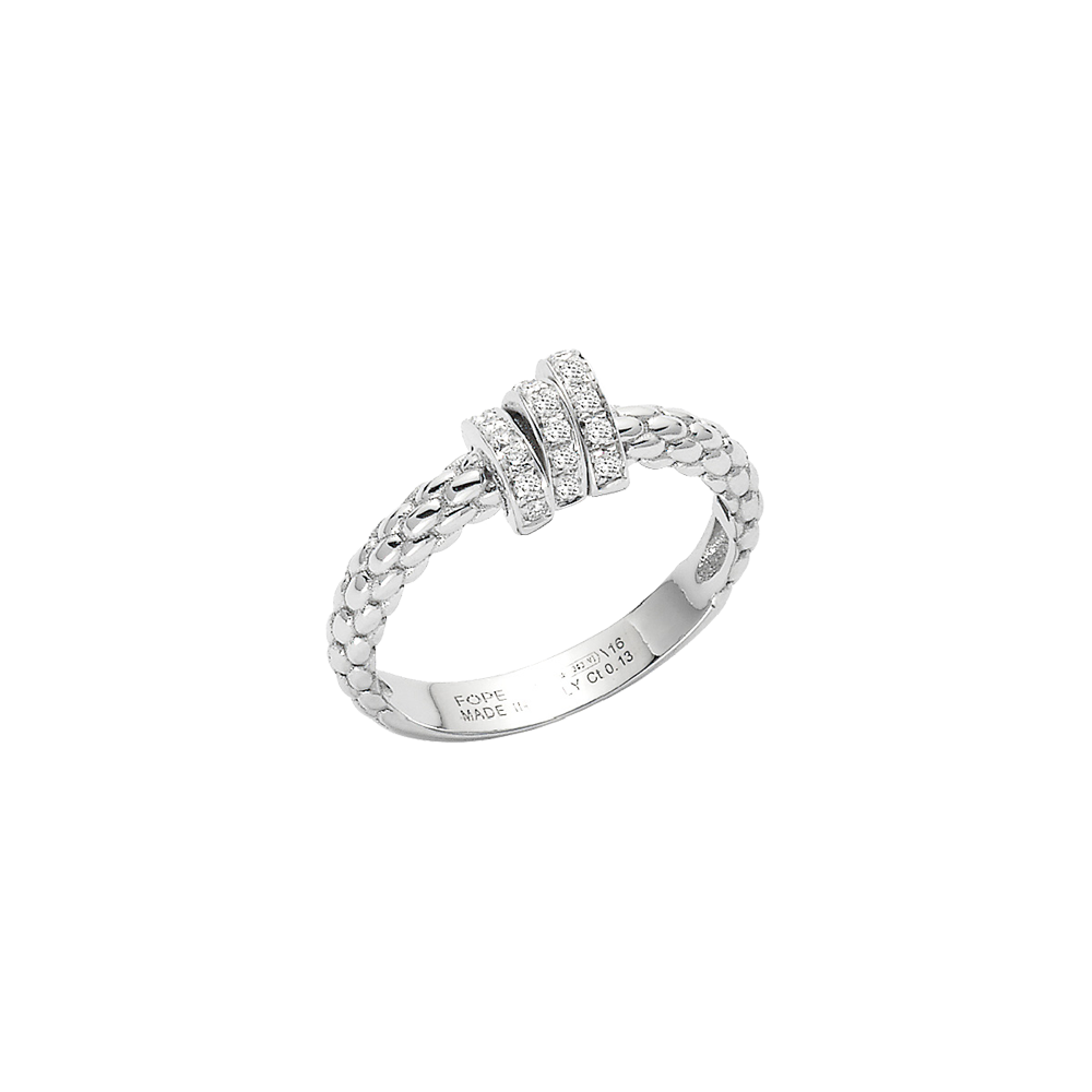 Prima Flex'it 18ct White Gold Diamond Ring