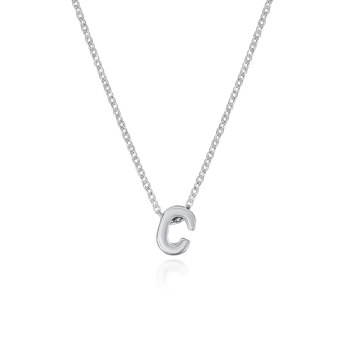 Sterling Silver Initial Pendant