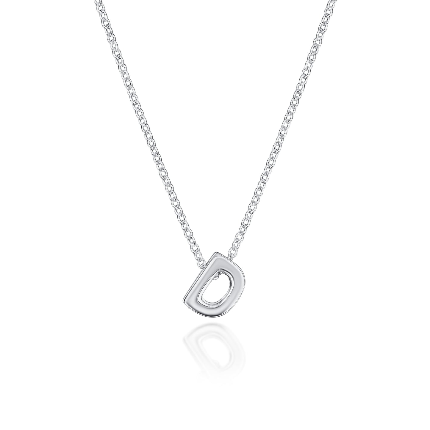 Sterling Silver Initial Pendant