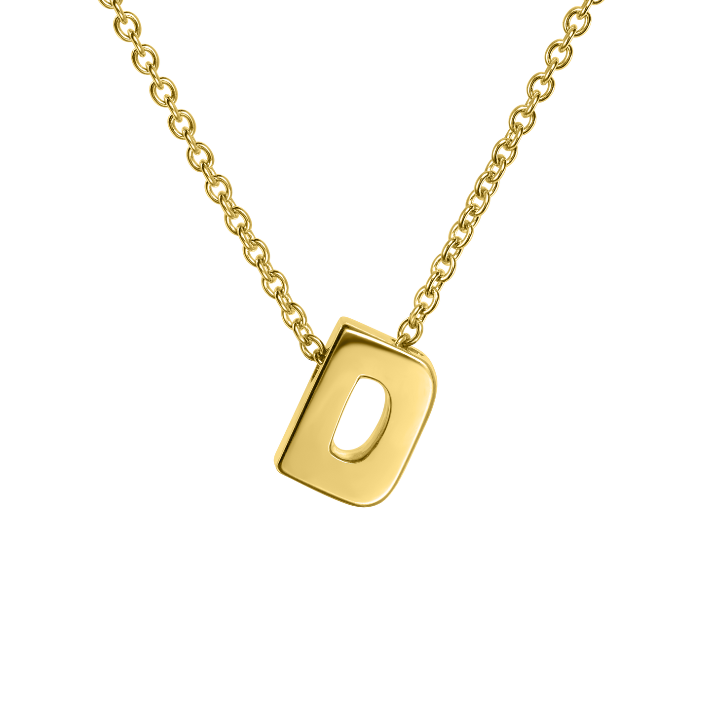 18ct Yellow Gold Initial Pendant