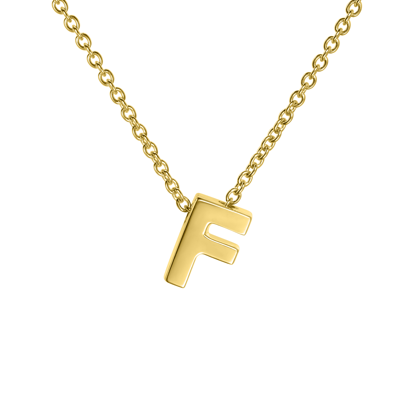 18ct Yellow Gold Initial Pendant