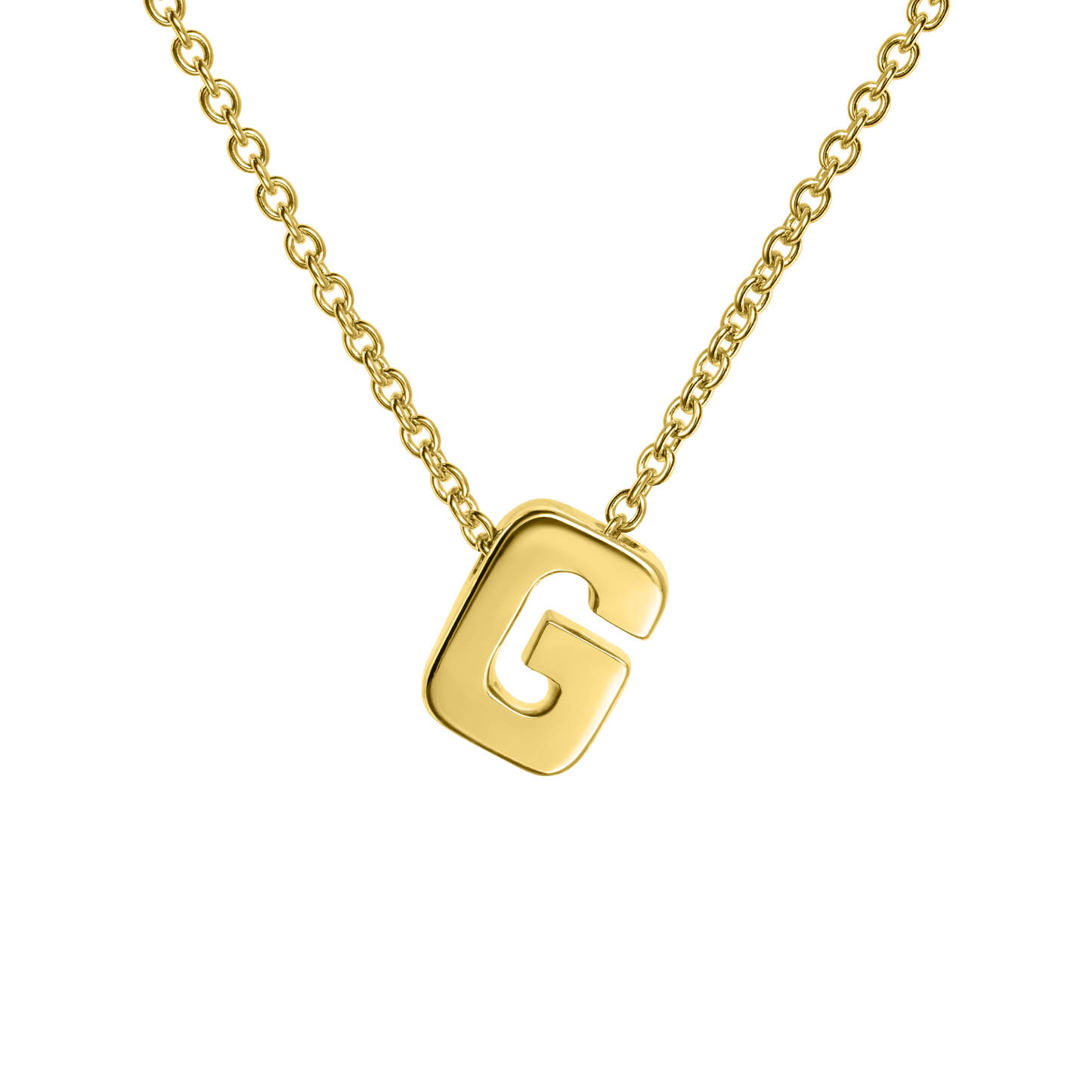 18ct Yellow Gold Initial Pendant