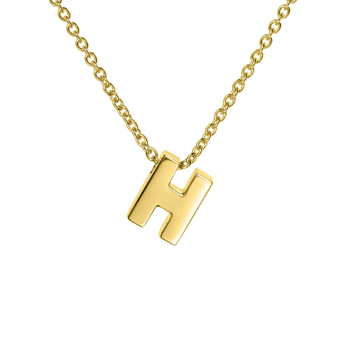 18ct Yellow Gold Initial Pendant