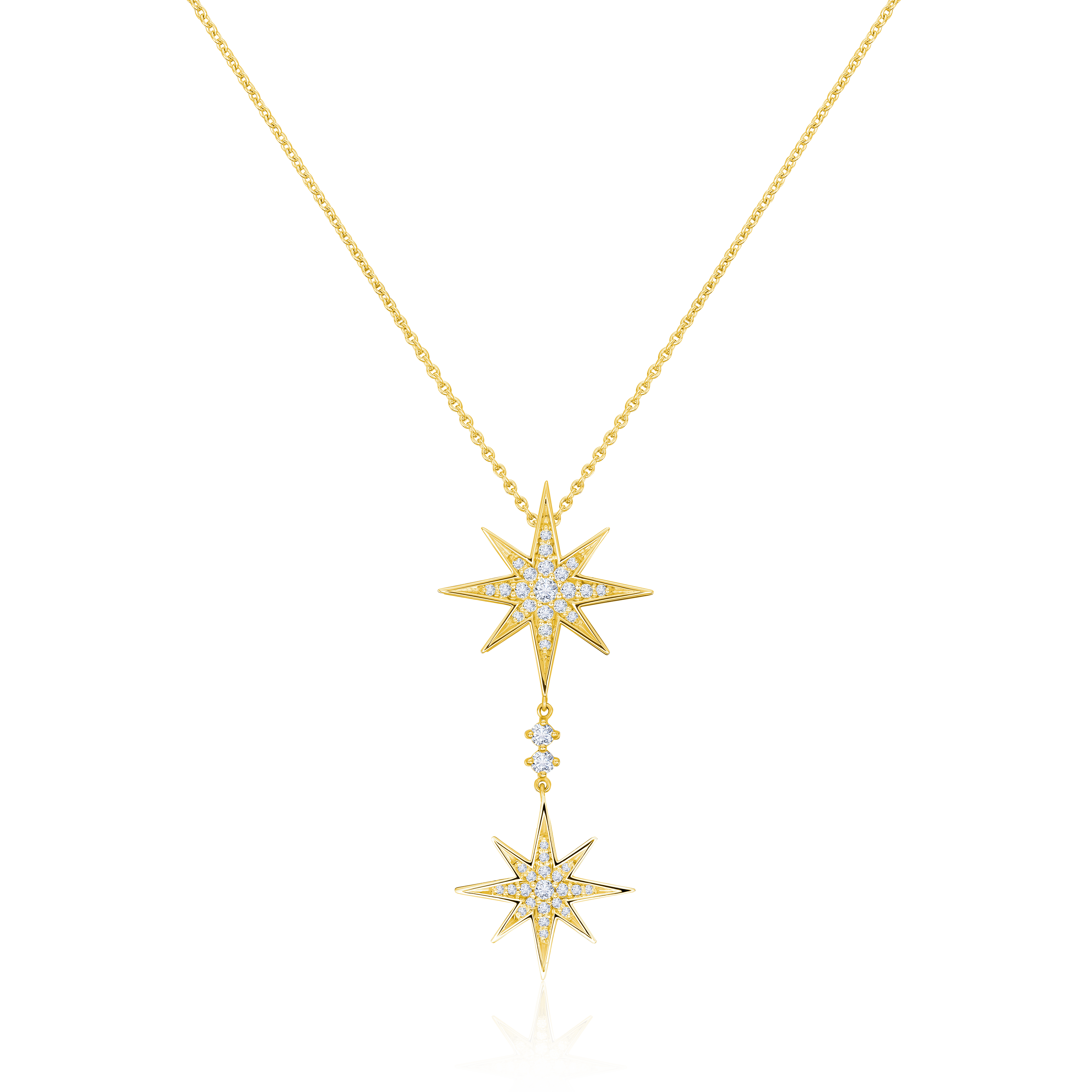 Sienna Collection 18ct Yellow Gold Diamond Drop Pendant